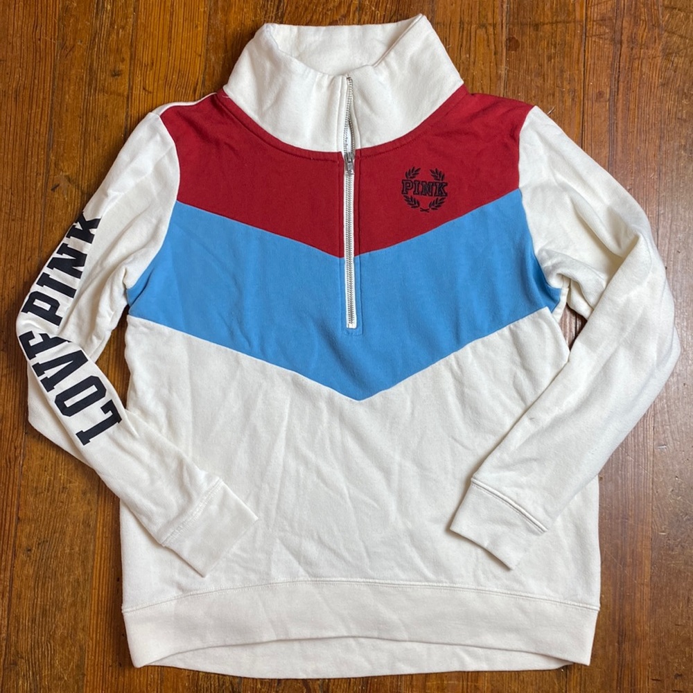 Love Pink Zip Up Pullover #96N